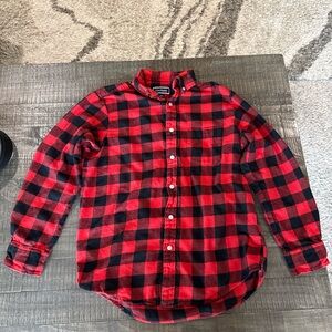 Club Room Red and Black Checkered Men's Shirt